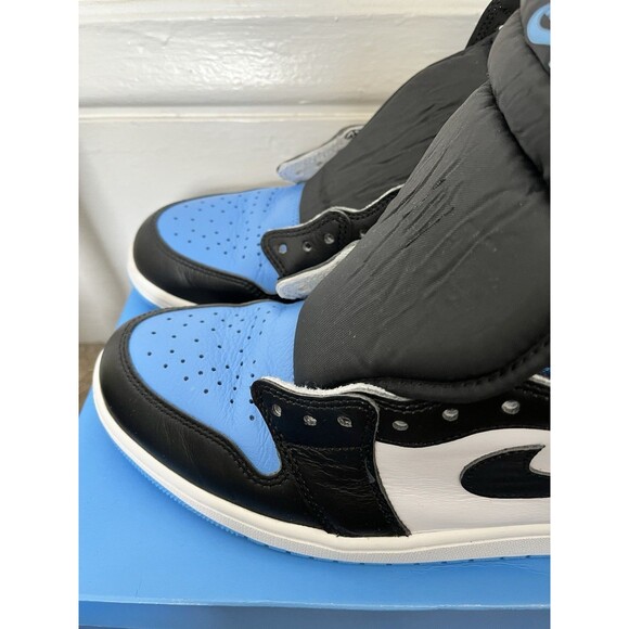 Nike Men’s Size 11.5 Air Jordan 1 Retro OG High Top Blue Black Lace Up With Box - Picture 4 of 12